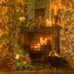 Candled Endsleigh Hotel Fireplace